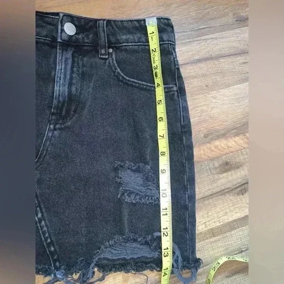 PacSun Women’s Size 24 Distressed Punk Jean Skirt - Picture 4 of 5